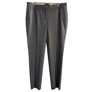 J.Crew Tollegno 1900 Favorite Fit Wool Blend Trousers Pant Gray Size 12 Tall